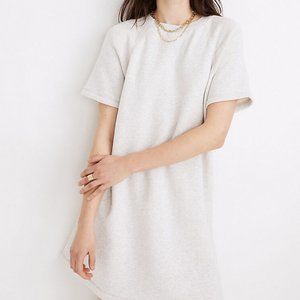 MWL Airyterry Sweatshirt Tee Dress, Small, Grey